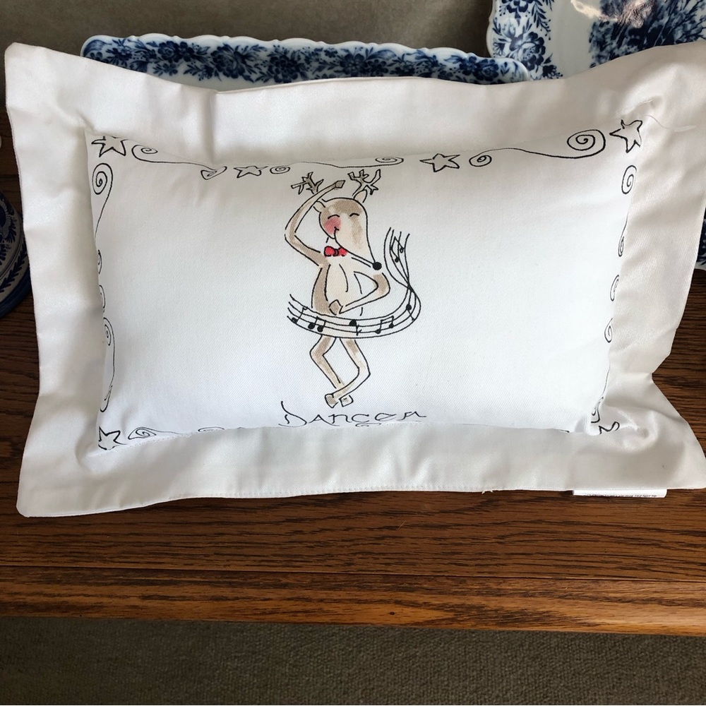 Dancer Christmas Pillow - Picture 1 of 7